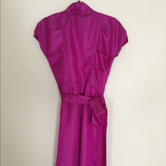 DVF Victorian Silk Faille Wrap Dress - Picture 4 of 4